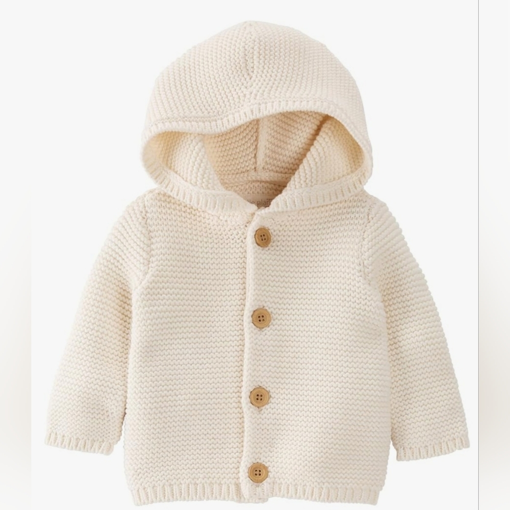 Carter's Toddler 4T SWEATER Organic Cotton UNISEX IN CREAM COLOR